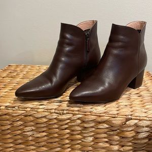 Chocolate brown booties